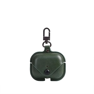 colorcase leather front amp back cover 360 degree protection case cover for realme buds t300 twsrealme buds t310 tws - green