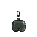 ColorCase Leather Front &amp; Back Cover 360 Degree Protection Case Cover for Realme Buds T300 TWS/Realme Buds T310 TWS - (Green)