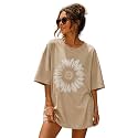 ColorChakra Cotton Oversized Tshirt for Womens Down