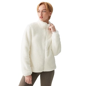 ColorChakra Womens sherpa fur jacket for women