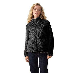 colorchakra womens sherpa fur jacket for women superwarm leight weight fabric plus size sweatshirt m to 5xl