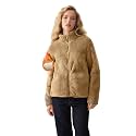 ColorChakra Womens sherpa fur jacket for women