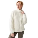 ColorChakra Womens sherpa fur jacket for women superwarm leight weight fabric Plus size sweatshirt M to 5XL