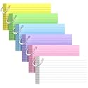 Colored Index Cards 3x5, 300 Pcs Index Cards with Ring 6 Colors Note Cards