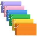 Colored Index Cards with Ring, 300 Count Punched NoteCards 3x5 Lined