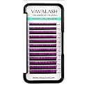 Colored Lash Extensions 0.07mm C Curl Violet Individual Volume Lashes Extensions 13-20 Mix Length Color Eyelash Extensions for Salon (Violet 0.07-C, 13-20mm)