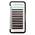 Colored Lash Extensions 0.07mm D Curl Brown Individual Volume Lashes Extensions 8-15 Mix Length Color Eyelash Extensions for Salon (Brown 0.07-D, 8-15mm)