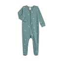 Colored Organics Baby Zip-Up Footed Sleeper with 2-Way Zipper - Organic Cotton Pajamas