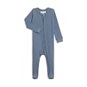 Colored Organics Baby Zip-Up Footed Sleeper with 2-Way Zipper - Organic Cotton Pajamas