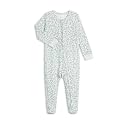 Colored Organics Baby Zip-Up Footed Sleeper with 2-Way Zipper - Organic Cotton Pajamas