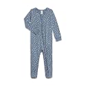 Colored Organics Baby Zip-Up Footed Sleeper with 2-Way Zipper - Organic Cotton Pajamas