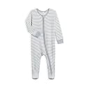 Colored Organics Baby Zip-Up Footed Sleeper with 2-Way Zipper - Organic Cotton Pajamas
