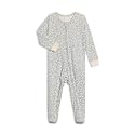 Colored Organics Baby Zip-Up Footed Sleeper with 2-Way Zipper - Organic Cotton Pajamas