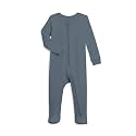 Colored Organics Baby Zip-Up Footed Sleeper with 2-Way Zipper - Organic Cotton Pajamas