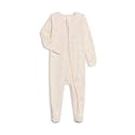 Colored Organics Baby Zip-Up Footed Sleeper with 2-Way Zipper - Organic Cotton Pajamas