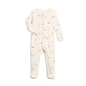 Colored Organics Baby Zip-Up Footed Sleeper with 2-Way Zipper - Organic Cotton Pajamas