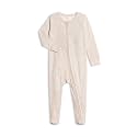 Colored Organics Baby Zip-Up Footed Sleeper with 2-Way Zipper - Organic Cotton Pajamas