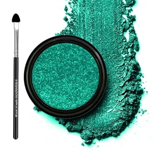 coloressence ultra color graphic eyeshadow  shimmery finish  super soft velvet texture  easy application  smudgeproofemerald elan-35gm