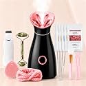 Colorfarm Facial Steamer Spa Kit with 17 Skin Care Tools for Home Spa