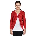 Colorfly Women's Viscose Shrug with Pocket