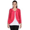 Colorfly Women's Viscose Shrug with Pocket
