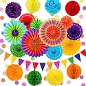 Colorful Birthday Decorations Mexican Fiesta Party Decorations Supplies