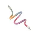 Colorful Cotton Rope, Rotating Climbing Rope for Kids Indoor Outdoor Swing Set, Tree Climbing Ladder, Playroom Gym Equipment, 5M Length