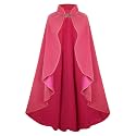 Colorful House Women Medieval Velvet Cape Cloak Stand Collar for Halloween