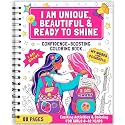 Coloring Books for Kids Ages 8-12, Confidence Activities for Girls, Spiral