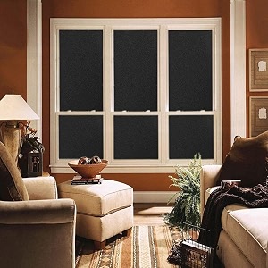 COLORMATE Premium Vinyl Privacy Frosted Black Glass