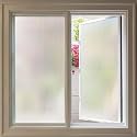 COLORMATE Premium Vinyl Stained Frosted Fluted Window