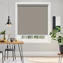 100% Blackout Roller Blinds for Windows 20 Inch W X 72 Inch L Roll-Up Shades Sun UV Protection for Home &amp; Office, Fossil| Heavy Duty in 38 MM Pole