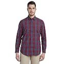 Colorplus Men39s Checkered Tailored Fit Shirt CMSS27056-R7_Dark