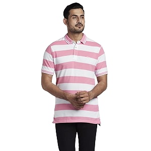 Colorplus Mens Cotton Polyester Blend Stripe Pattern