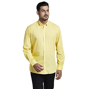 Colorplus Mens Pure Cotton Checks Pattern Tailored