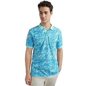 Colorplus Mens Pure Cotton Print Pattern Tailored