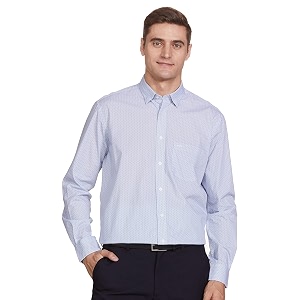 Colorplus Mens Pure Cotton Print Pattern Tailored