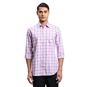 Colorplus Mens Regular Fit Pure Cotton Checks