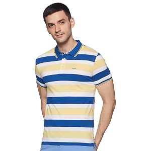 Colorplus Mens Striped Slim Fit T-Shirt
