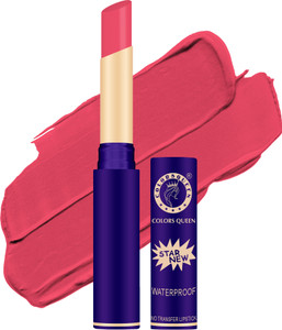 colors queen lips non transfer waterproof smudge proof long lasting matte lipstick neon 24 g