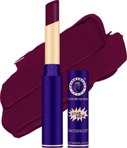colors queen lips non transfer waterproof smudge proof long lasting matte lipstick