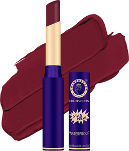 colors queen lips non transfer waterproof smudge proof long lasting matte lipstick