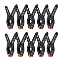 10 PCS Photography Backdrop Support Spring Clamp 4.3"/11cm for Background Muslin, Canvas, Paper, Chromakey Screen, Heavy Duty Clip, Photo Studio, Backdrops Backgrounds Woodworking