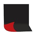 8x10 Ft. Black Red 2in1 Photography Backdrop Background Screen for Photostudio Photoshoot YouTube Video Shooting