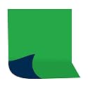 8x10 Ft. Green Blue 2in1 Photography Backdrop Background Screen for Photostudio Photoshoot YouTube Video Shooting