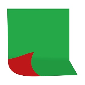 8x10 ft green red 2in1 photography backdrop background screen for photostudio photoshoot youtube video shooting