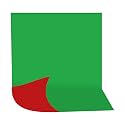 8x10 Ft. Green Red 2in1 Photography Backdrop Background Screen for Photostudio Photoshoot YouTube Video Shooting