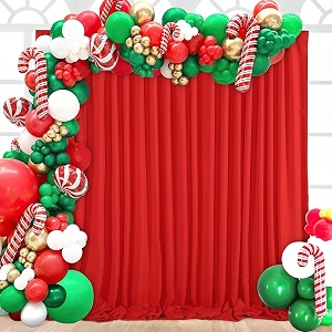 backdrop background screen for photography photoshoot photostudio video editing 8 x 20 ft red