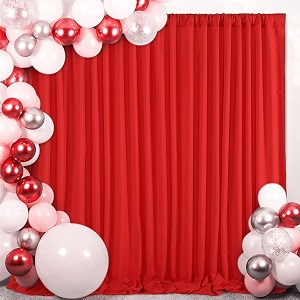 backdrop background screen for photography photoshoot photostudio video editing 8 x 12 ft red