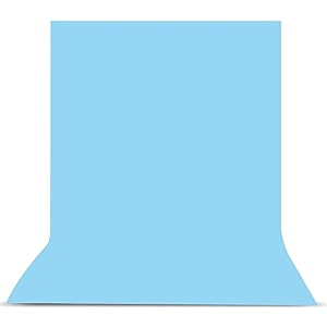 backdrop background screen for photography photoshoot photostudio video editing 8 x 9 ft sky blue